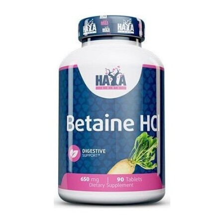 Haya Labs Betain HCl, 90 tablet. - Haya Labs