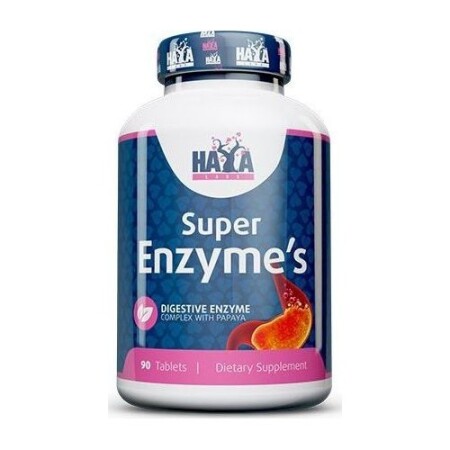 Haya Labs Süper Enzim Kompleksi (Sindirim Enzim Kompleksi) 90 tablet. - Haya Labs