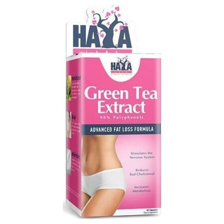 Haya Labs Yeşil Çay Ekstresi (yeşil çay ekstresi) 60 kapsül. - Haya Labs