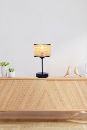 Hazeran Modell Rattan Single Wohnzimmer Schlafzimmer Nachttisch Tischlampe - Retro Home Design