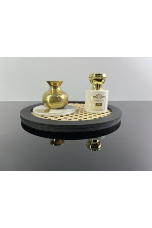 Hazeran Small Size 20cm Round Tray, Hazeran Presentation Holder, Rattan Tray WMHRTTN005 - RATTAN CONCEPT