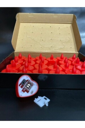 Heart Led Candle 24 Pieces GVN-055K - MEGSTORE