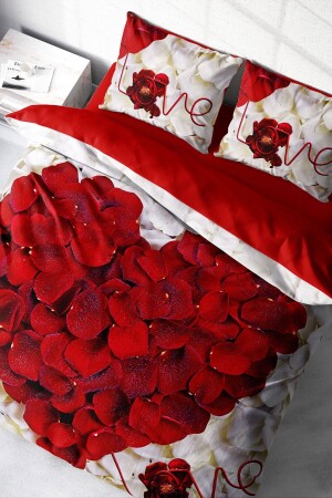 Heart Rose 3d Double Duvet Cover Set monohome7983 - Monohome