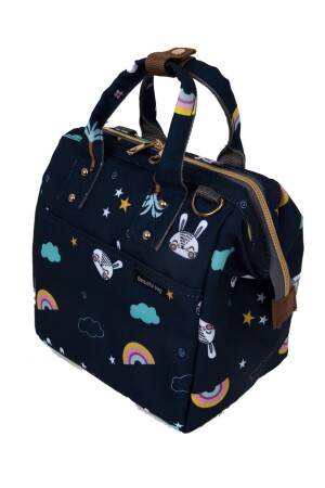 Heat Insulated Waterproof Thermal Bag Food Carrying Lunchbox Navy Blue - Beautiful Bag