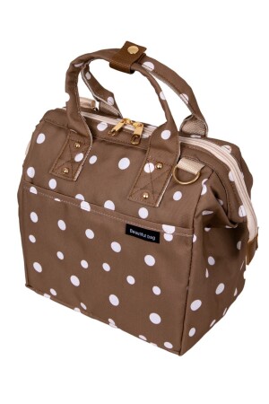 Heat Insulated Waterproof Thermal Bag Meal Carrying Lunch Box Brown - Beautiful Bag