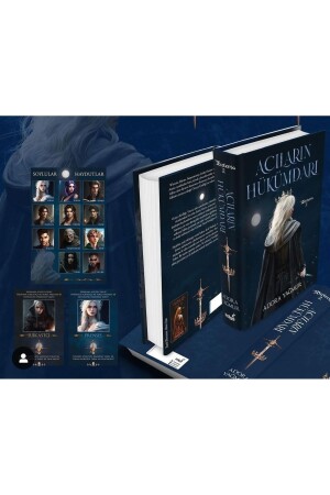 Heirs' Game 2 Ruler of Pain Hardcover Adora Yağmur Poster and Bookmark Gift gnydkkn - İndigo Kitap