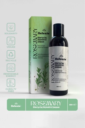 Helenie Organics Rosemary & Mint Strengthening Purifying Shampoo 350 ml - Helenie