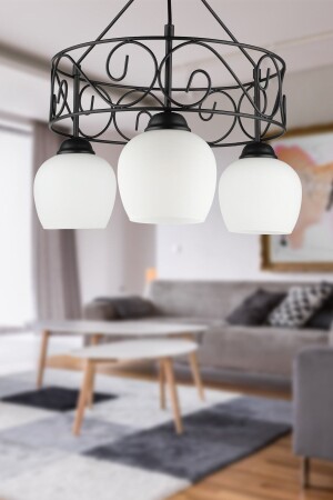 helix 3. Chandelier Black BEG1295BEG03 - Begüsa