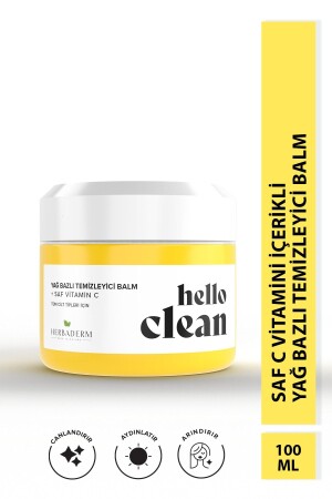 Hello Clean Brightening Oil Based Cleansing Balm HERBA701476 - Herbaderm