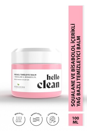 Hello Clean Oil Based Makeup Remover for Dry and Sensitive Skin HERBA701478 - Herbaderm