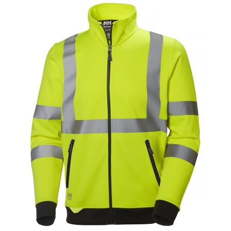 HELLY HANSEN Addvis Zip sweater, yellow - Helly Hansen workwear