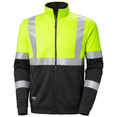 HELLY HANSEN Addvis Zip Sweatshirt Class 1, yellow - Helly Hansen workwear