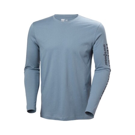 HELLY HANSEN Classic Logo Longsleeve, blue - Helly Hansen workwear