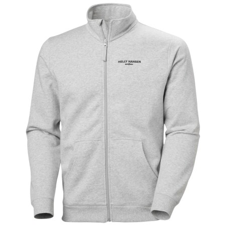 HELLY HANSEN Classic Logo Zip Sweater, grey - Helly Hansen workwear