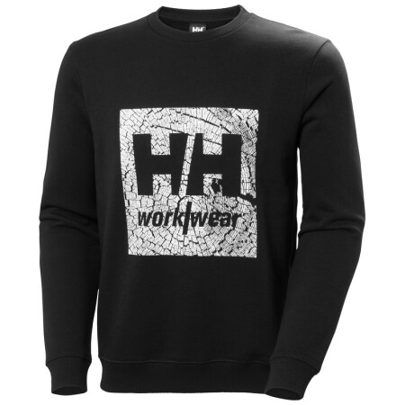 HELLY HANSEN Graphic Sweatshirt, black - Helly Hansen workwear
