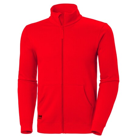 HELLY HANSEN Klasik Fermuarlı Sweatshirt, kırmızı - Helly Hansen workwear