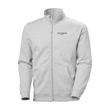 HELLY HANSEN Klasik Logolu Fermuarlı Sweatshirt, gri - Helly Hansen workwear