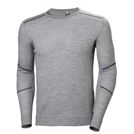 HELLY HANSEN Lifa Merino Crewneck, grey - Helly Hansen workwear