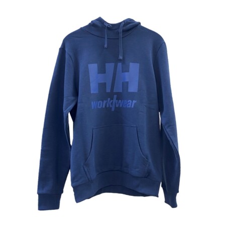 HELLY HANSEN Logo Hoodie, blue - Helly Hansen workwear
