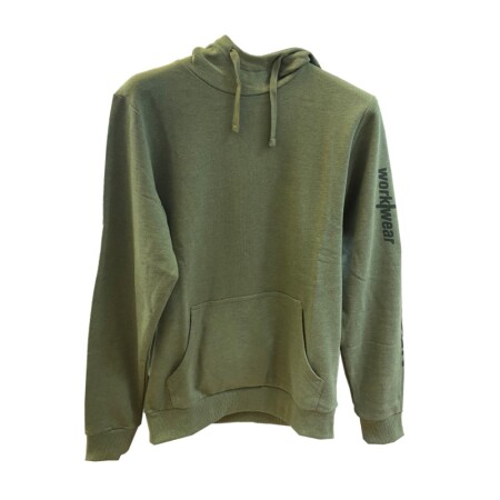 HELLY HANSEN Logo Hoodie, green - Helly Hansen workwear