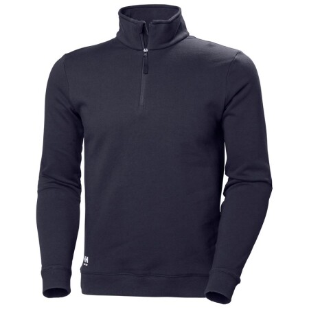 HELLY HANSEN Manchester Half Zip Sweatshirt, blue - Helly Hansen workwear