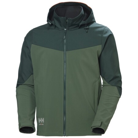 HELLY HANSEN Oxford Softshell jacket, green - Helly Hansen workwear
