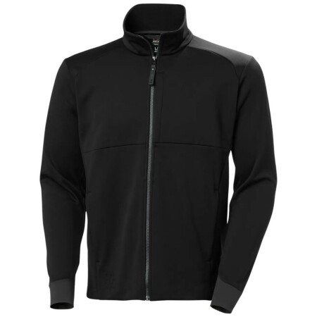 HELLY HANSEN Tech Midlayer Zip-Up Sweater, Black - Helly Hansen workwear
