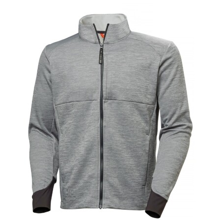 HELLY HANSEN Tech Midlayer Zip-Up Sweater, Grey - Helly Hansen workwear