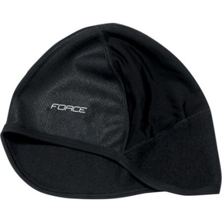 Helmet FORCE, front wind protection, S-M (black) - Force