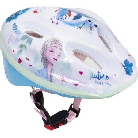 Helmet FROZEN, 52-56 cm, (white/blue) - Dvirtex