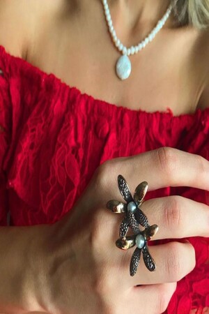 حلقة من موما من طراز MNZ مع حجر الهيماتيت - Ceso Accesories