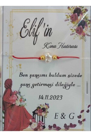 Henna Souvenir Engagement Wedding Lucky Bracelet 24 Pieces - Perle88