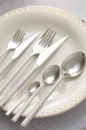 Hera 84 Piece Cutlery Set for 12 Persons 153. 03. 08. 0334 - Karaca