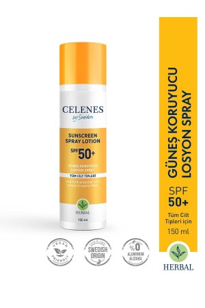 Herbal Sunscreen Lotion Spray 50 Spf 7350104248277 - Celenes by Sweden