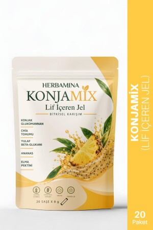 Herbamina Konjamix Lif İçeren Jel - 20 Saşe - Herbamina