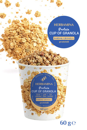 Herbamina Protein Granola in a Cup - 60 gr - Herbamina