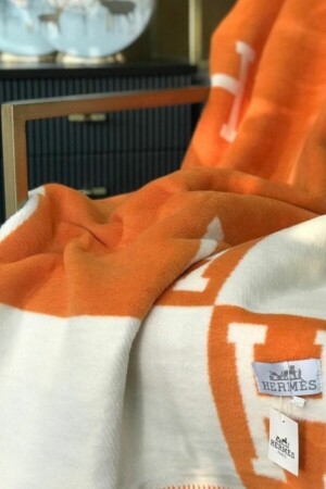 Hermes Wool Throw Blanket BATTTUR - HK HOME