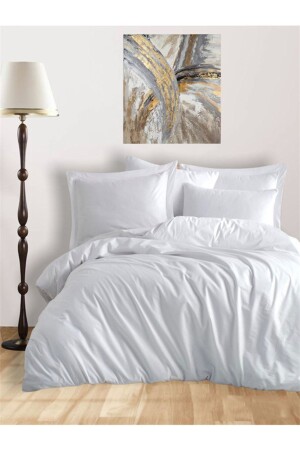 Hermosa Ranforce Double Duvet Cover Set – White M000123 - Mulberry