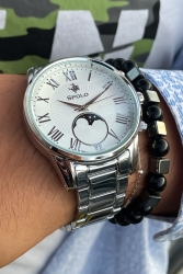 Herren-Armbanduhr+Armband ÜSPOLO30 - S.POLO
