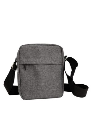 Herrentasche mit Kreuzriemen, Grau 7699 7699-VR - TREND