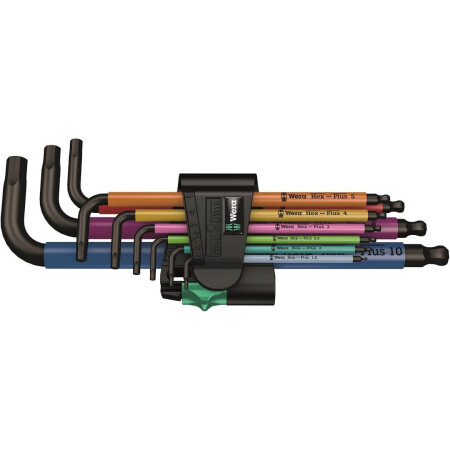 Hexagon key set WERA 950 SPKL/9 - Wera