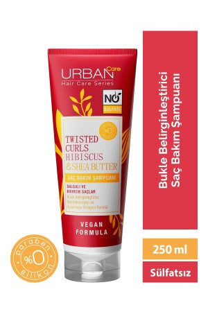 Hibiscus&shea Butter Special Hair Care Shampoo for Curly and Wavy Hair-sulfate-free-250ml - Urban Care