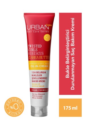 Hibiskus- und Sheabutter-Spezial-Styling-Pflegecreme für lockiges und welliges Haar – 175 ml - Urban Care