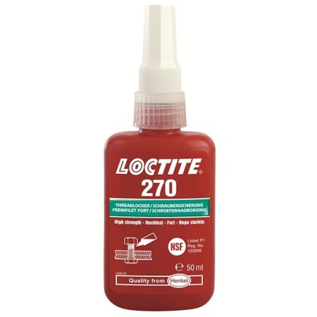 High strength threadlocker LOCTITE 270 50ml - Loctite
