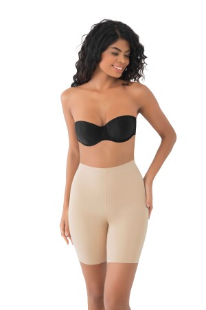 High Waist Laser Cut Shorts Corset Cuffed Corset Above Knee Corset - Modasform