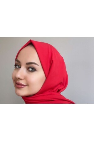 Highlighter Cotton Jazz Shawl Red - Har-Um Ticaret