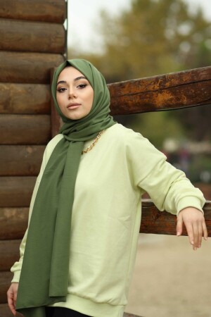 Hijab Cotton Crash Jazz Shawl Model - Khaki - Organic