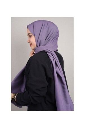 Hijab Damen-Jazz-Schal aus Baumwolle, Modell _ Lila - Feronis