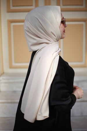 Hijab Medina Silk Cream Shawl - Mode Scarf