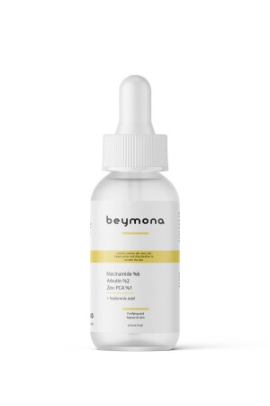 Hilft Poren, Mitesser und Hautunreinheiten zu entfernen und gleicht den Hautton aus. 3-in-1-Serum 30 ml 8683302525192 - beymona